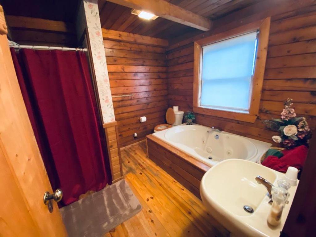 Cozy Cabin At Bear Mountain Log Cabins ยูเรกาสปริงส์ ภายนอก รูปภาพ